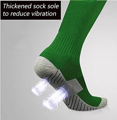 Vista 2 de LingTu Soccer Socks 312 Pairs Team-Sport Knee High Breathable Football Socks for Men Youth Kids Boys