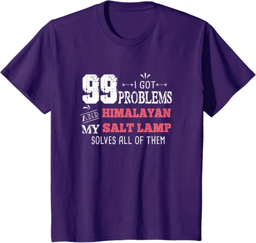 Vista 3 de Camiseta divertida de la lámpara de sal del Himalaya