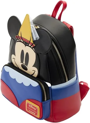 Vista 3 de Loungefly Disney Brave Little Tailor Minnie Mouse - Mini mochila para cosplay, Multi, Mini mochila