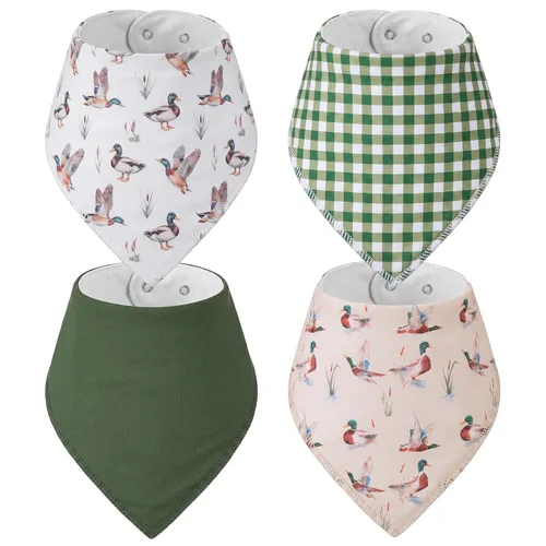 Vista 8 de VitalCozy - Babero tipo bandana para bebé de vaquero occidental, 4