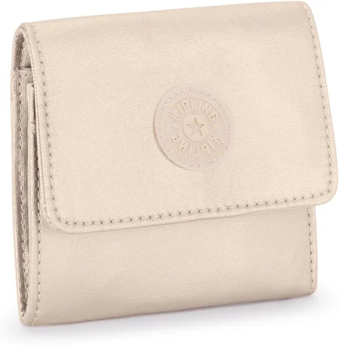 Vista 5 de Kipling Womens Women's Cece Wallet, Purse, Snap Closure, Metallic Small Wallet