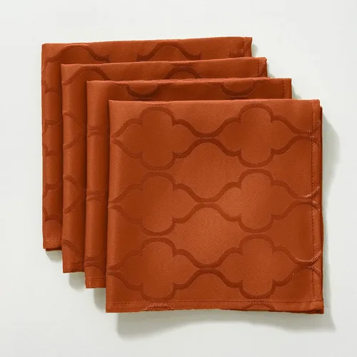 Vista 19 de SASTYBALE - Servilletas de poliéster jacquard de otoño 20x20 pulgadas - Patrón de flores, brillo otoñal, resistente a las arrugas y derrames