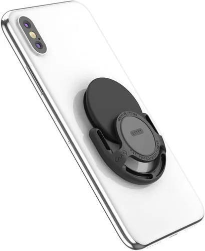 Vista 3 de Soporte PopSockets para todos los soportes y puños PopSocket de color negro