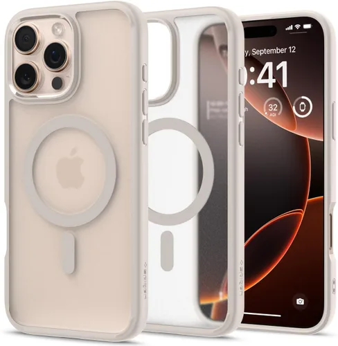 Vista 50 de Spigen Funda para iPhone 13 Mini, ultra híbrida MagFit [antiamarilleo] [compatible con Magsafe] - Transparente