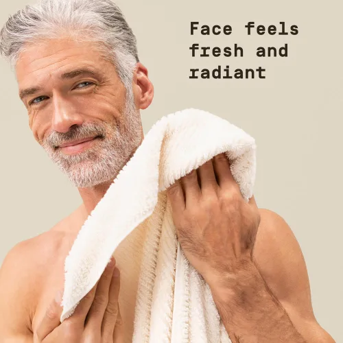 Vista 5 de PAPATUI by Dwayne Johnson Exfoliante facial para hombre, limpiador facial sin perfume, suaviza la textura de la piel, líneas finas y arrugas