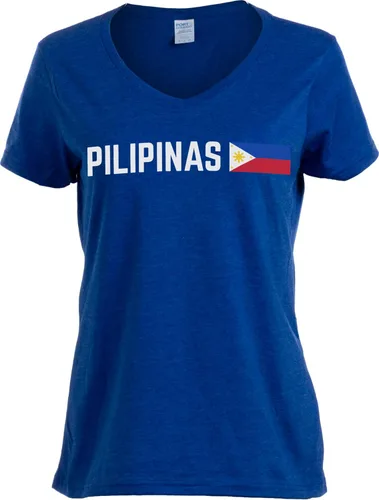 Vista 113 de Nations of the World - Camiseta con cuello en V para mujer