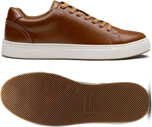 Vista 9 de Jousen Zapatos casuales para hombre Negro Zapatillas de deporte de moda para hombre Vestido de negocios Zapatilla de skate Zapatos de skate
