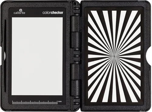 Vista 4 de Calibrite ColorChecker Video Color Target w/White Balance Reference for Video Production, Vectorscope and Waveform Optimized Layout with Skin Tones