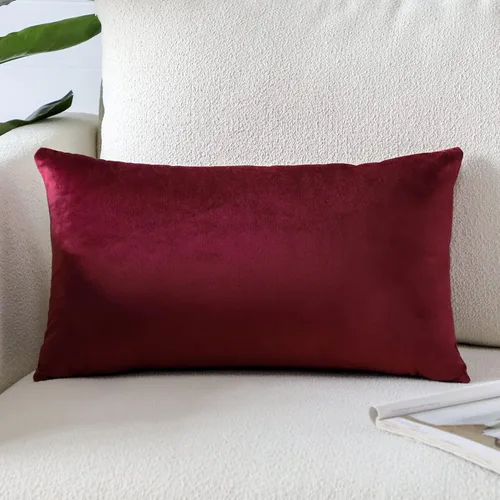 Vista 50 de Artscope Fundas de Almohada de Terciopelo de Lujo Fundas de Almohadas Cuadradas Decorativas Fundas de Cojines Suaves Sólidas para Sofá de Sala Sofá