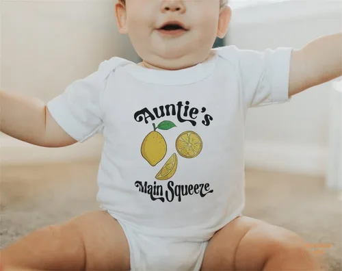 Vista 2 de Ritatte Mameluco para bebé recién nacido, niña, niño, tías divertidas para apretar, unisex, ropa de hongos limón de 0 a 12 meses