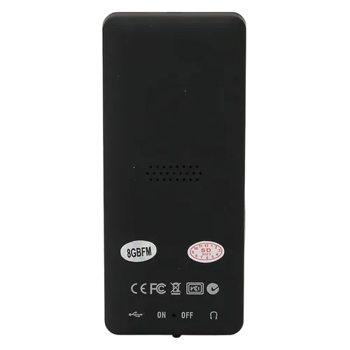 Vista 9 de Pssopp Reproductor de música MP3 MP4 portátil, material ABS ligero, almacenamiento expandible de 64 GB, ideal para deportes y viajes (negro)
