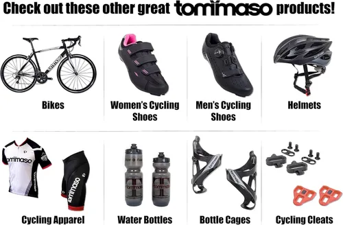Vista 6 de Tommaso Sentiero Sport Performance Aluminum Gravel Bike Shimano Claris 24 Speeds Road Bicycle Men Road Bikes for Men