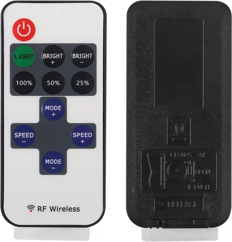 Vista 6 de 2 unids RF mini control remoto inalámbrico 11 llave con DC 5-24 V para 3528 5050 solo color LED tira luces interruptor inalámbrico control dimmer