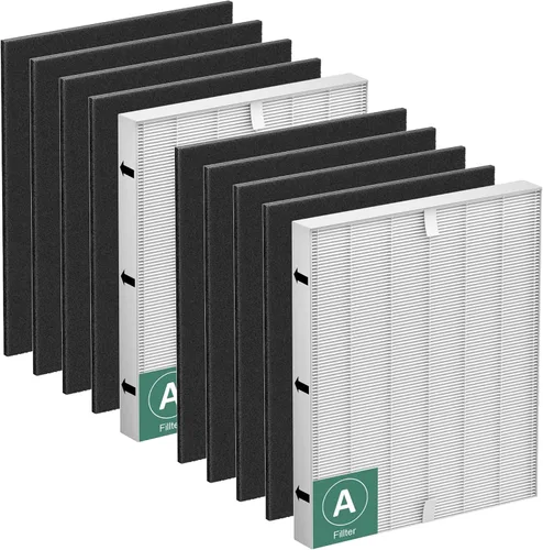 Vista 13 de 115115 Filtro A de repuesto compatible con Winix PlasmaWave purificador de aire C535 5300 5300-2 6300 6300-2 5000 9000 C909 AM90, 3 filtros