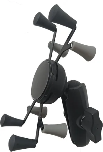 Vista 8 de Strg Soporte para teléfono con brazo de doble enchufe compuesto (mediano) compatible con componentes de bola RAM B de 1 pulgada, soporte de teléfono