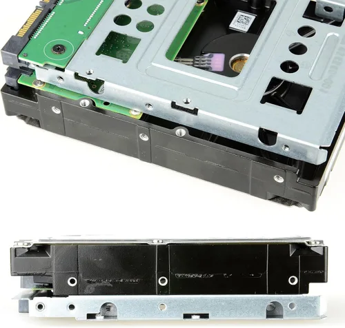 Vista 7 de 2.5 "SSD a 3.5" SATA Unidad de disco duro HDD Adaptador Caddy Bandeja CAGE Hot Swap Plug