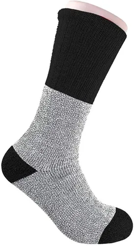 Vista 6 de Diamond Star Calcetines térmicos de invierno para hombres y mujeres, calcetines aislados, para clima frío, botas cálidas, paquete de 6 o 12 pares
