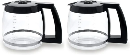 Vista 7 de Jarra de café de repuesto de vidrio para 14 tazas compatible con los modelos de cafetera Cuisinart DCC-2200, DCC-2600, DCC-2800, DCC-3200
