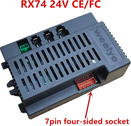 Vista 4 de Weelye RX74 24 V CE FC 2.4G Bluetooth Control remoto y receptor kit controlador caja de control Accesorios para niños paseo eléctrico en juguetes