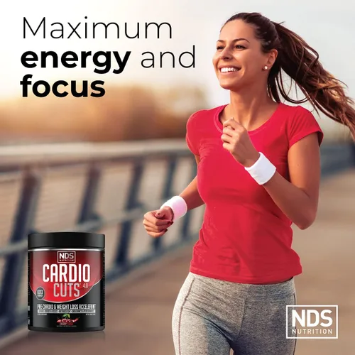 Vista 4 de Cardio Cuts Nutrition 4.0 - Cherry Slush - 8.6 onzas