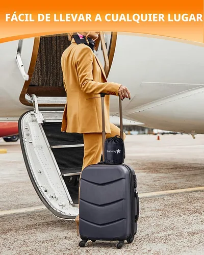 Vista 8 de Sunany Almohada de viaje, almohada inflable para el cuello utilizada para aviones/coches/autobuses/trenes/siesta de oficina con máscara de Negro