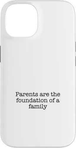 Vista 4 de iPhone 16 Parents are the foundation of a family Case