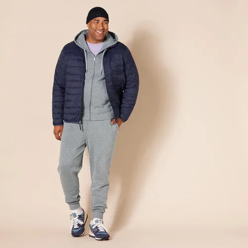 Vista 7 de Tienda Essentials Men's Full-Zip Hooded Fleece Sweatshirt (Available in Big & Tall)
