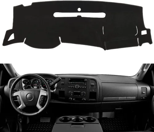 Vista 13 de Cubierta de Tablero a Medida para Chevy Chevrolet Silverado/GMC Sierra C1500 C2500 C3500 K1500 K2500 K3500 de 1997-2000, GMC Yukon/Chevy Tahoe