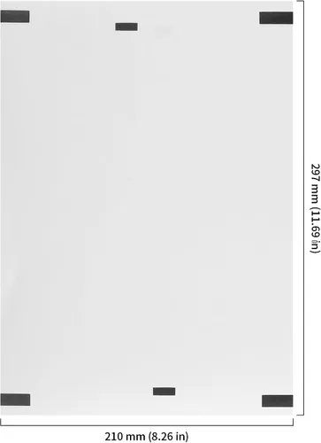 Vista 2 de HOIGON 400 hojas de papel de impresora térmica plegable A4, papel térmico de secado rápido de 8.5 x 11 pulgadas para impresora portátil