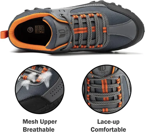 Vista 4 de ulogu Steel Toe Tennis Shoes for Men Women Lightweight Breathable Durable Work Shoes Comfortable Composite Safety Footwear Industrial Construction