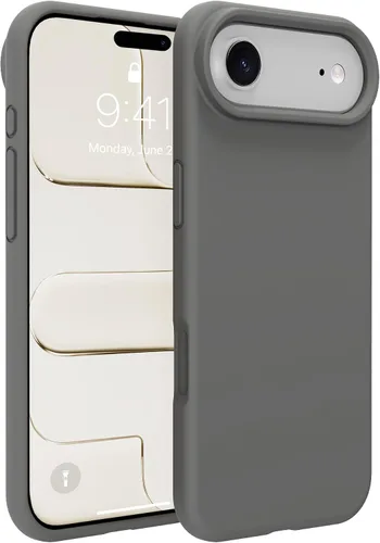 Vista 72 de Funda de silicona prémium para iPhone SE/8/7, con forro de microfibra suave antiarañazos, a prueba de golpes, color negro, iPhone SE/8/7