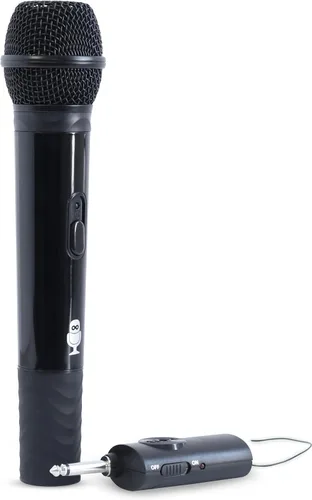 Vista 7 de [Usado] Singing Machine Micrófono con cable para karaoke (negro) - Micrófono vocal dinámico unidireccional - Micrófono enchufable para máquina