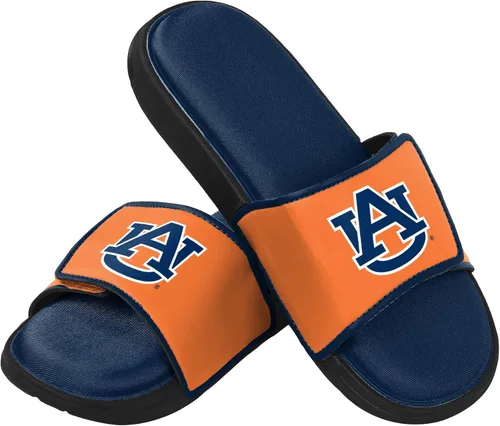 Vista 254 de FOCO Sandalias deportivas de espuma para ducha con logotipo de equipo universitario de la NCAA para hombre