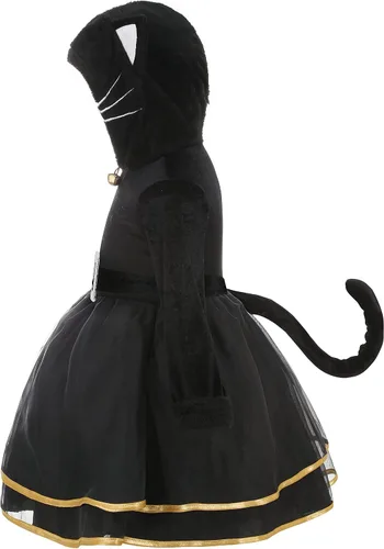 Vista 3 de yolsun disfraz de gato negro para niña