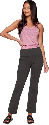 Vista 2 de RBX Active - Pantalones de yoga con corte de bota y control de abdomen para mujer