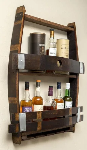 Vista 2 de Estante del whisky, estante del bourbon, estante del vino