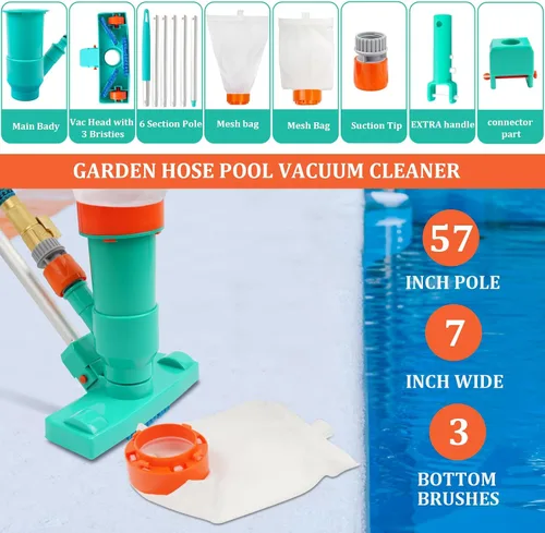 Vista 2 de Mejora el limpiador subacuático de chorro de vacío de piscina sobre