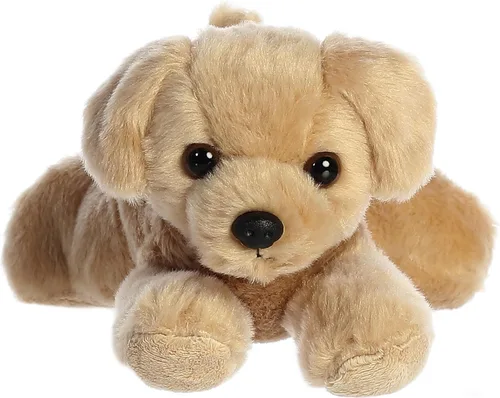 Vista 4 de Aurora® Adorable Mini Flopsie™ Golden™ Animal de Peluche - Mini Compañeros Listos para Aventuras Juguetonas - para Niños de Todas las Edades