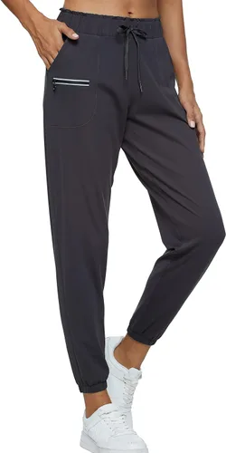 Vista 43 de Kcutteyg - Pantalones deportivos con bolsillos para mujer, diseño suave, ligero y de secado rápido, para entrenamiento, gimnasia, yoga y correr