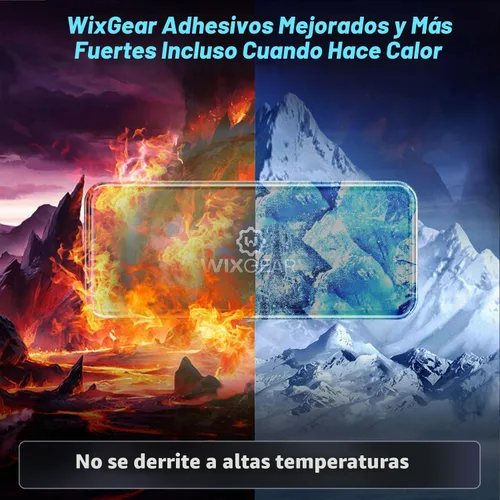 Vista 3 de Soporte de auto para teléfono magnético WizGear, soporte de montaje magnético para tablero de auto, plano rectangular, para teléfonos celulares