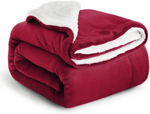 Vista 69 de IR Imperial Rooms Mantas Sherpa de color rosa bebé tamaño King para cama – Paquete al por mayor de 9 mantas Sherpa – Manta suave y esponjosa