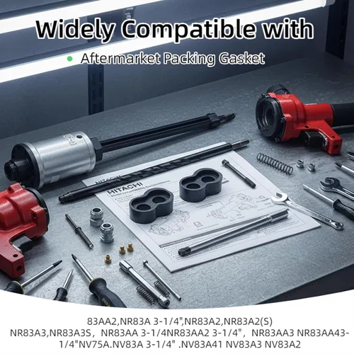 Vista 7 de SP 877-327 Junta de embalaje del mercado de accesorios (G) compatible con Hitachi NR83A, NR83A2, NR83A2(S), NR83A3, NR83A3S, NR83AA2, NR83AA3