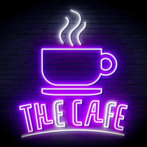 Vista 20 de ADVPRO Coffee – The Cafe Extra-Large Ultra-Bright LED Neon Sign - Blue & Red - st16s54-fn-j0026-br