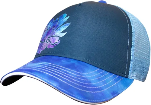 Vista 4 de Headsweats Gorra unisex de camionero para adultos, 5 paneles (vegetal), suculenta, 1 EE. UU