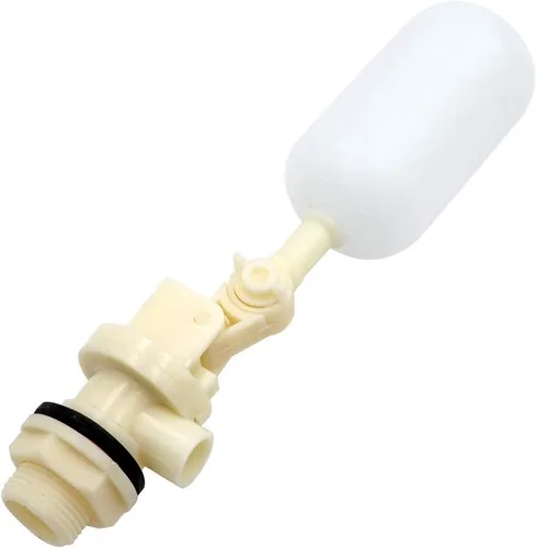Vista 4 de Paquete de 3 válvulas de flotador con brazo ajustable, válvula de flotador de agua estable de cierre de 1/2 pulgada para caballo, ganado, cabra