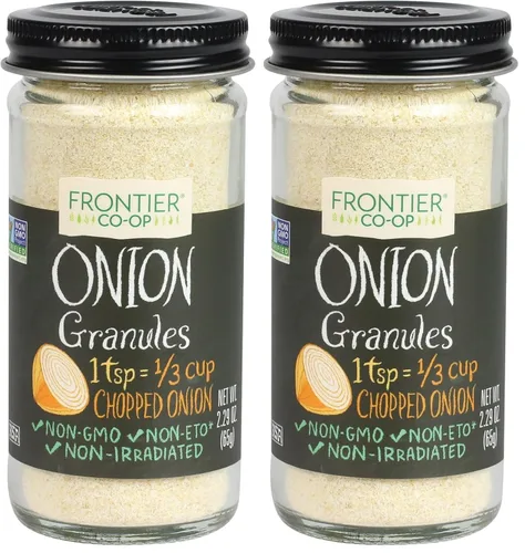 Vista 6 de Simply Organic Frontier Natural Products Cebolla, gránulos blancos, 2.40 onzas