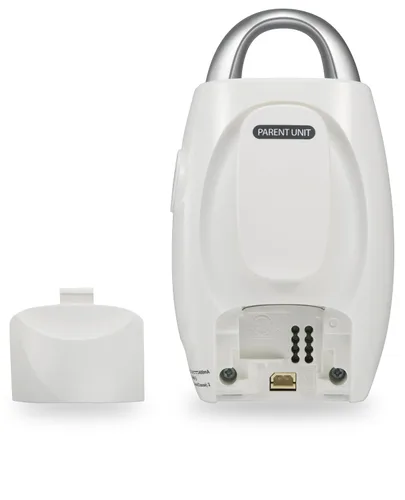 Vista 4 de Monitor para bebés de audio digital VTech Communications Safe and Sound, Monitor con dos unidades para padres, Blanco