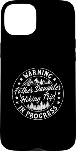 Vista 9 de Warning Father Daughter Hiking Trip in Progress Case for iPhone 17