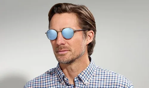 Vista 4 de Revo Polarized Lens with Metal Round Frame Fashion Sunglasses