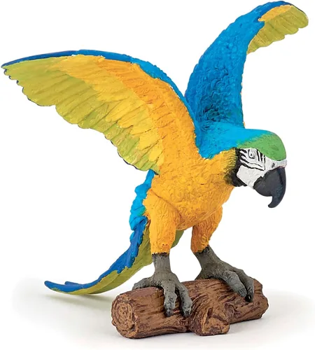 Vista 9 de Papo - Figura de loro guacamayo azul - 3 años + 2-Multicolor